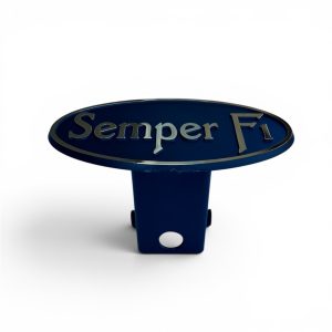Black Semper Fi Hitch Cover