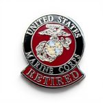 United States Marine Corps Retired Pin