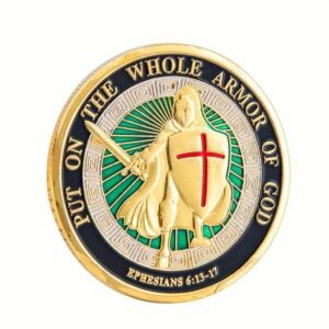 Put On The Whole Armor of God Coin