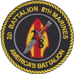 2nd Bn 8th Marines Patch
