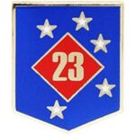 marine corps-23rd-marine-regiment-pin