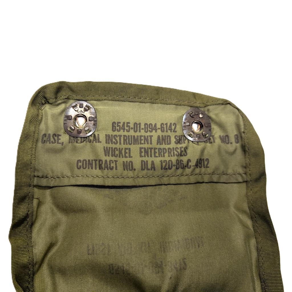 old OD IFAK ALICE-compatible IFAK case with medical supplies inside
