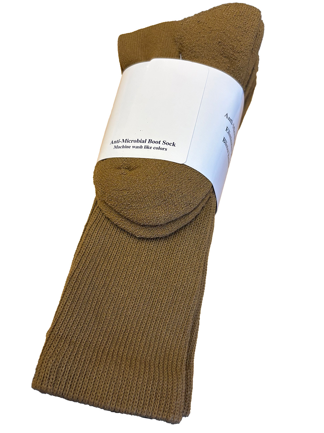 Gov't Issue - USMC Coyote Brown Boot Socks (3-Pack) - Image 4