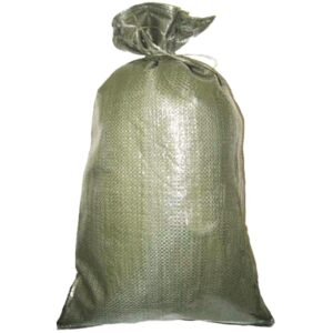 an olive drab USGI sandbag