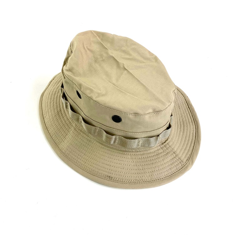 Khaki Cotton Boonie Cover - Devil Dog Depot