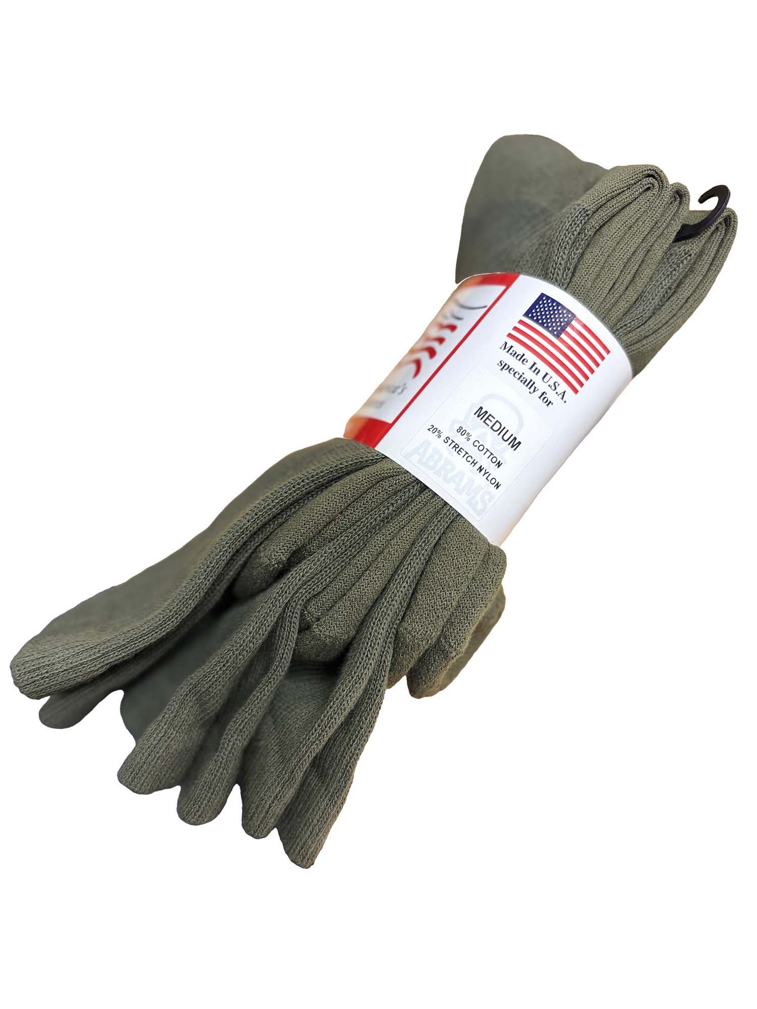 US Military Olive Drab Boot Socks (3-Pack) - Image 2