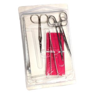 a wound closure and suture kit -- military medical supplies