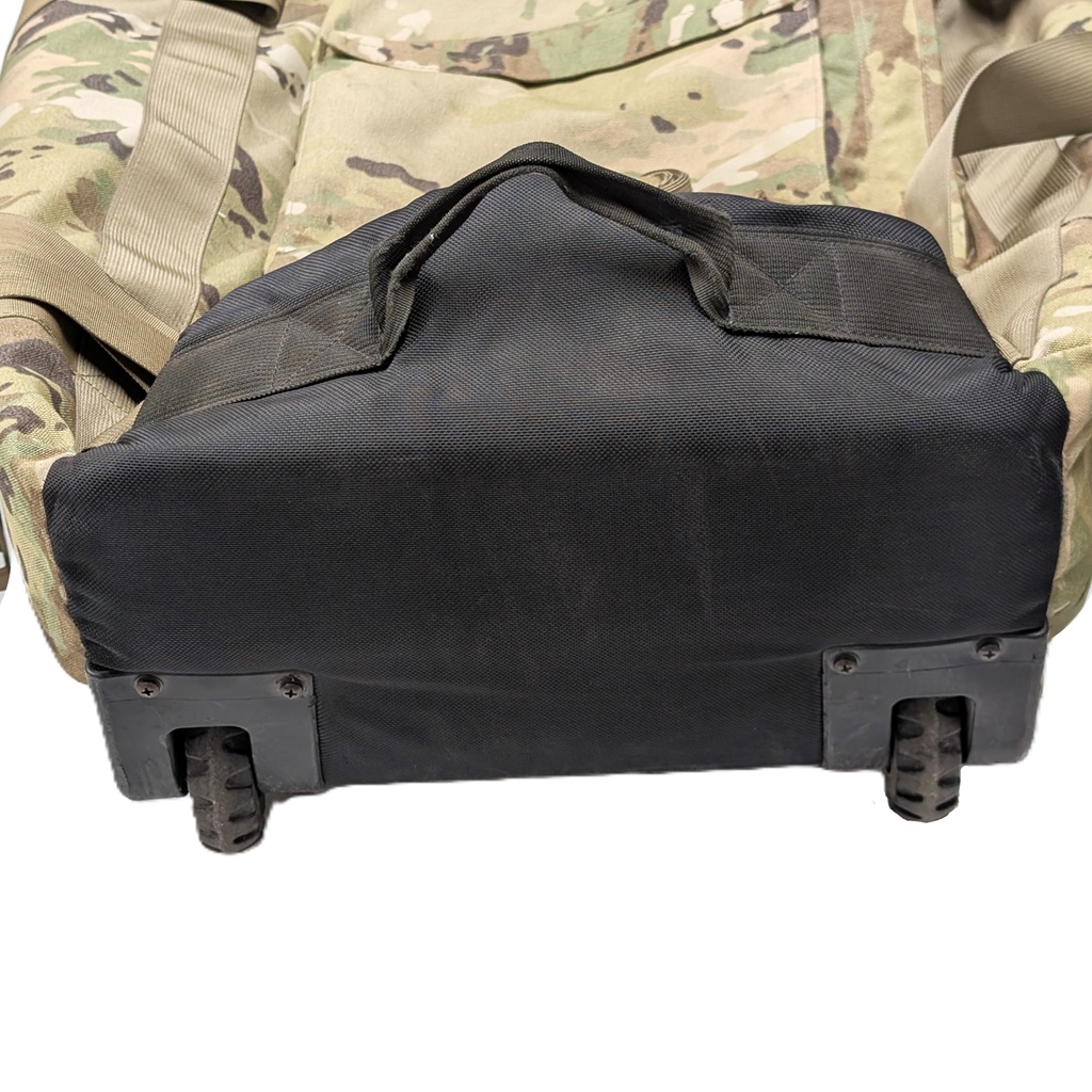 a US military surplus Thin Air USGI MultiCam deployment bag