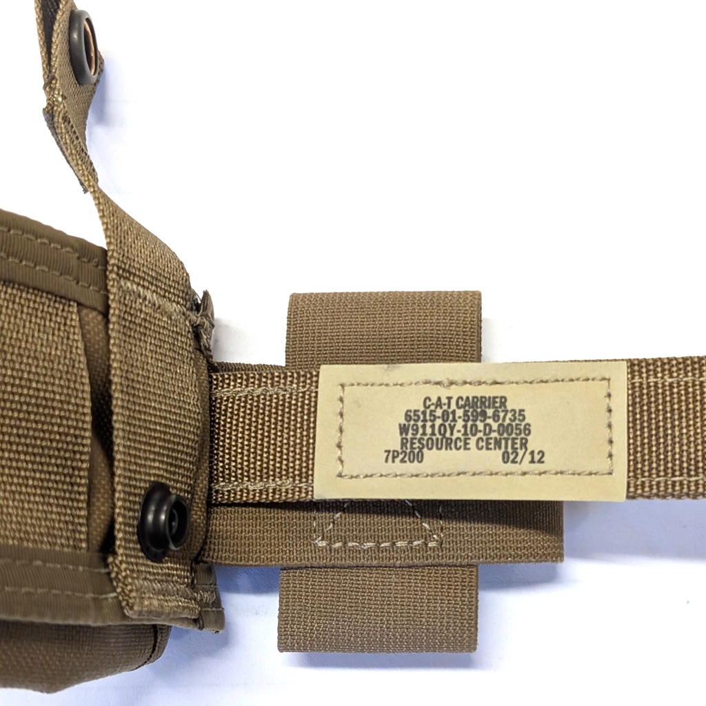 a coyote brown US military tourniquet pouch