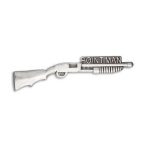 12 Gauge Shotgun Point Man Pin