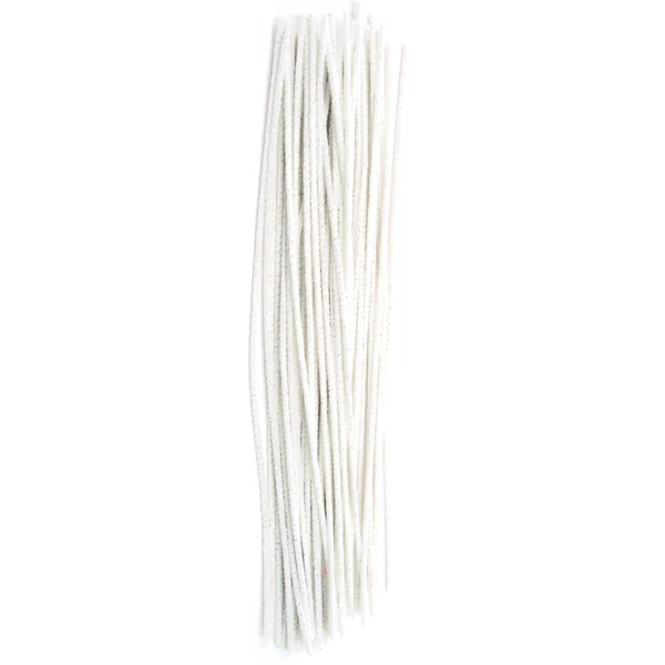 6mm Metallic Chenille Stems / Pipe Cleaners 20pk