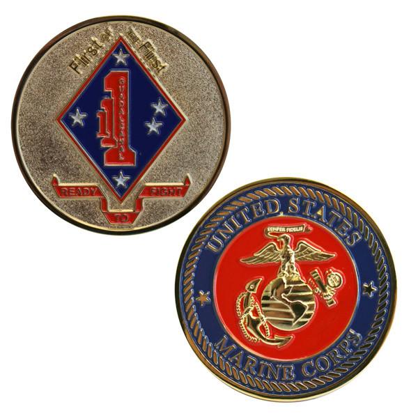 1st Battalion 1st Marines Coin