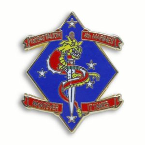 1st Battalion 4th Marines Pin