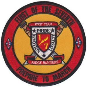 1st Bn 7th Marines Patch