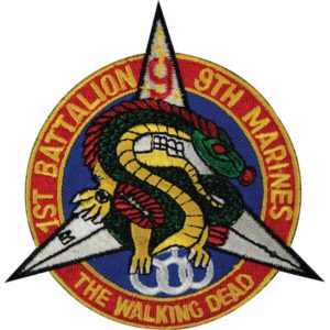 1st Bn 9th Marines - Walking Dead Patch