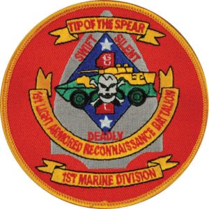 1st LAR Recon Bn Patch