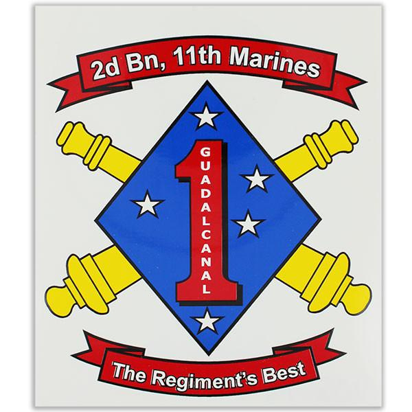2nd Battalion 11th Marines The Regiments Best Decal
