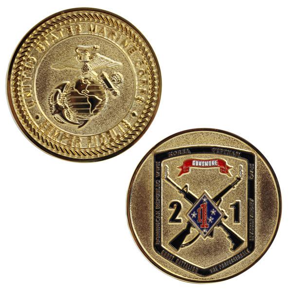 2nd Battalion 1st Marines Coin - Devil Dog Depot