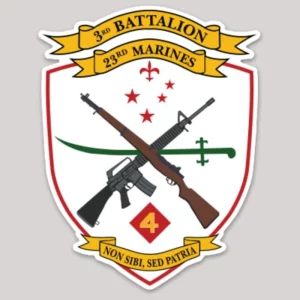 2rd Bn 23rd Marines Decal