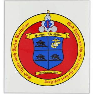 3rd Battalion 11th Marines Semper Flexibilis Vinyl Decal