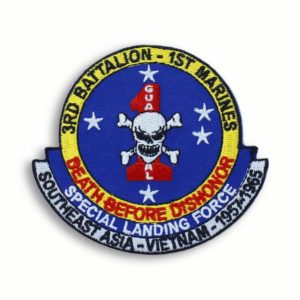Death Before Dishonor 3rd Battalion 1st Marines Patch