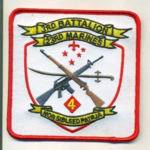 3rd Bn 23rd Marines Patch