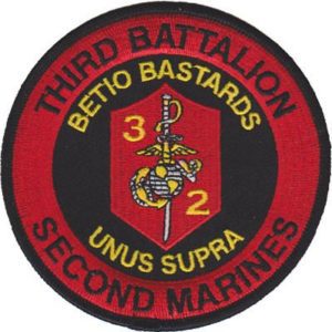3rd Bn 2nd Marines Patch