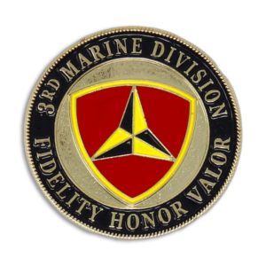 3rd Marine Division Challenge Coin