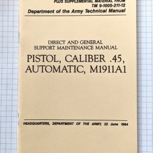 .45 Caliber Automatic Manual
