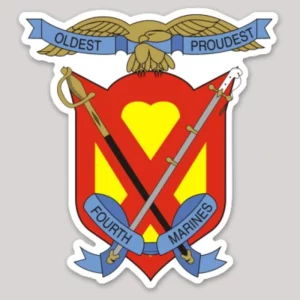 4th Marines Regiment Decal
