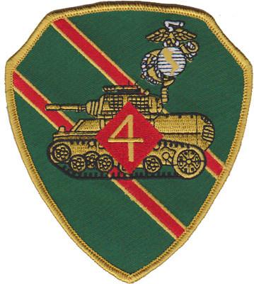 usmc 4th tank bn patch