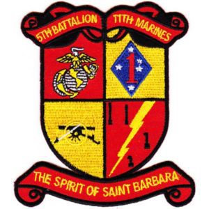 5th Bn 11th Marines Patch