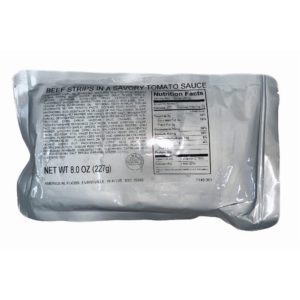 Beef Strips in Tomato Sauce MRE