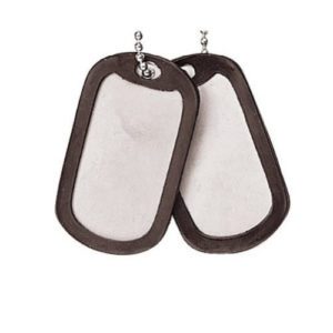 Black Identification Tag Rubber Rings