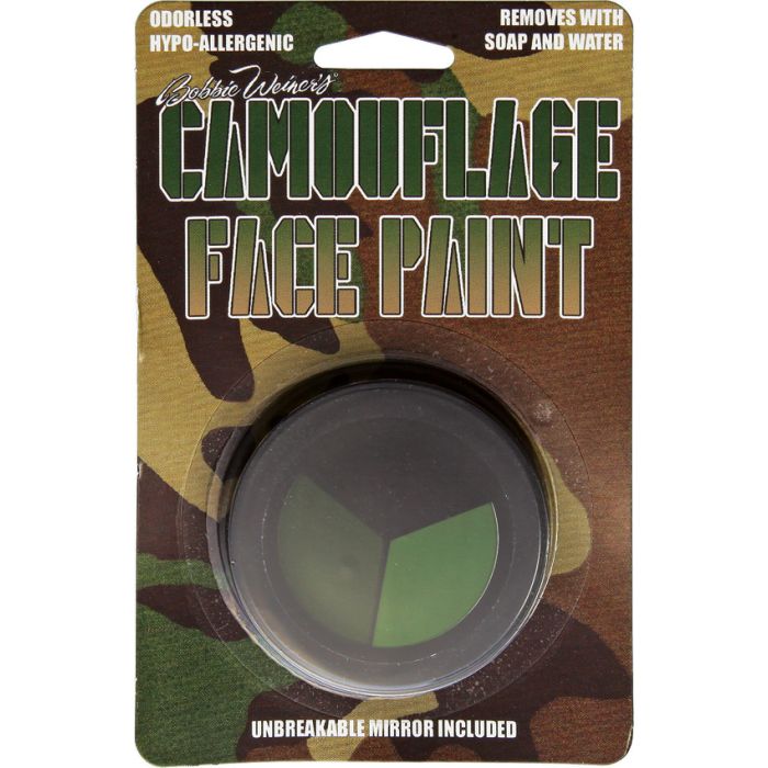Camouflage Tri Color Face Paint Kit Devil Dog Depot