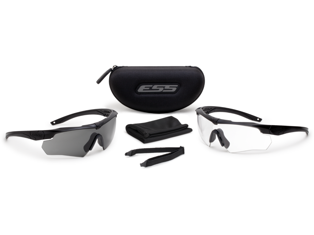 米軍 箱付き 未使用品 ESS CROSSBOW ブラックレンズ クリ