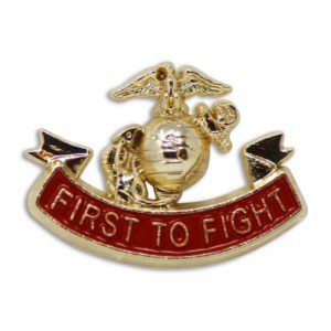 Ealgle Globe and Anchor First to Fight Pin