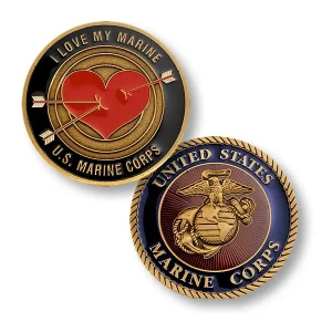 I Love My Marine Coin