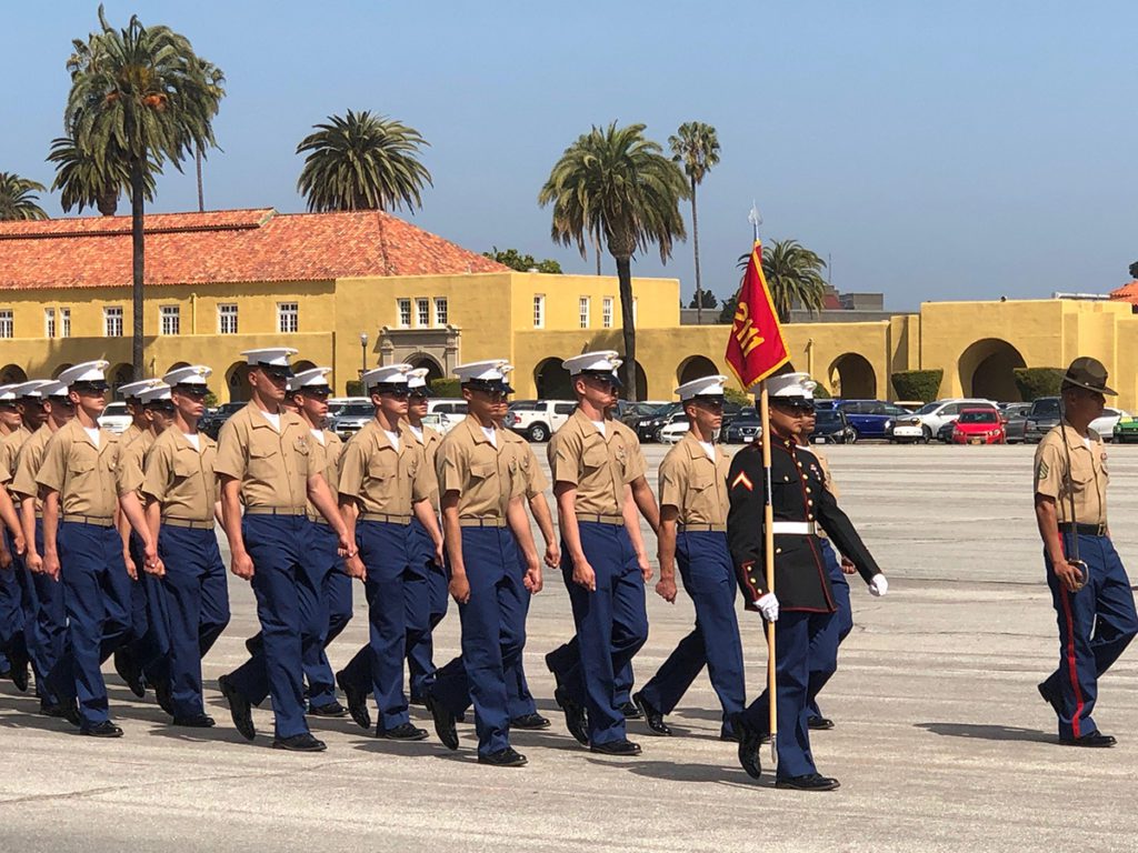 USMC graduation ceremony march