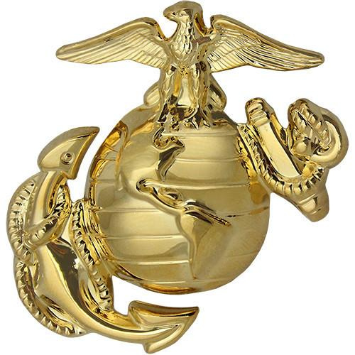 Red Gift Bag with Gold EGA - The Marine Shop