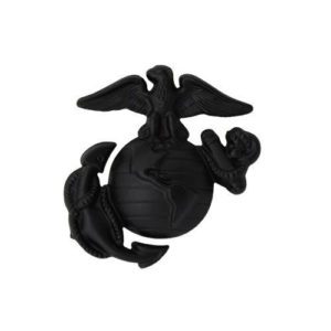 Marine Corp Garrison Cap Mini Device Enlisted Black