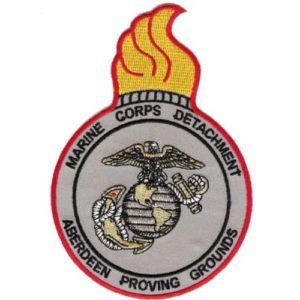 Marine Corps Detachment Aberdeen Proving Ground Patch