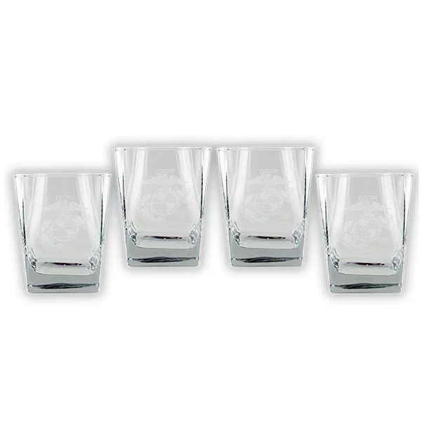 Marine Corps EGA Glassware Set