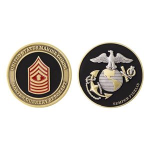 Marine Master Gunnery Sergeant Coin