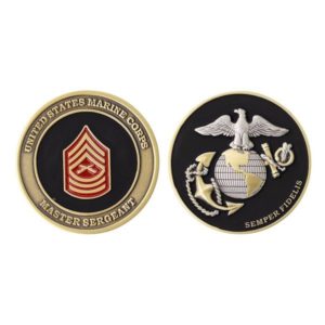 Marine Master Sergeant Coin