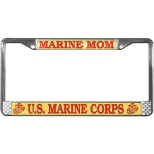 Marine Mom License Plate Frame