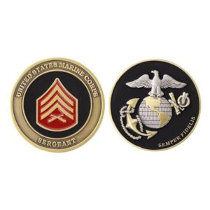Marine Sergeant Coin