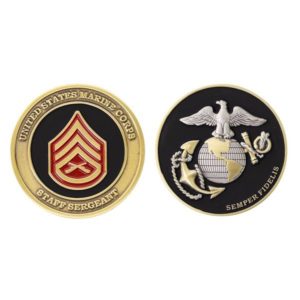 US Marine Staff Sergeant Coin