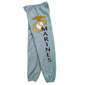 Marines Gray EGA Sweatpants