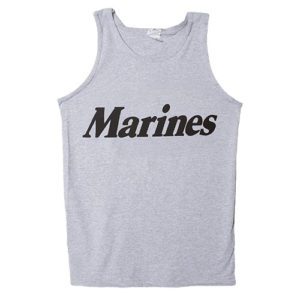 Marines Grey Tank Top